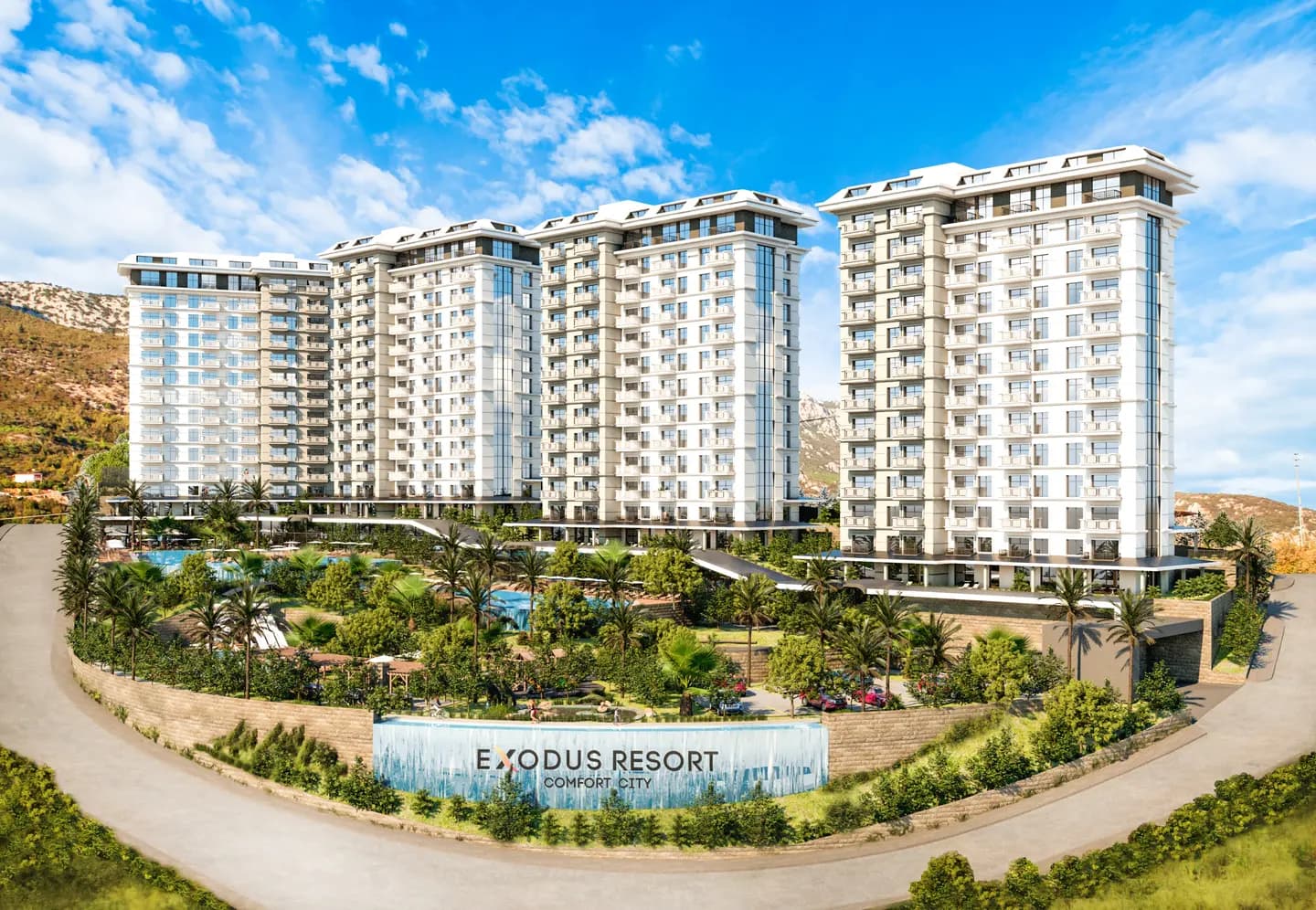 визуализация — Квартира 2+1 в Exodus Resort Comfort B-86, Махмутлар